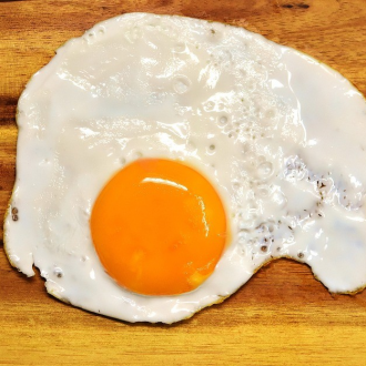 Яйце смажене